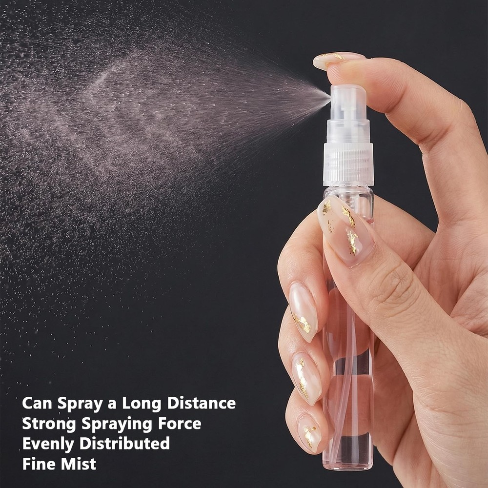8 Pcs Mini Perfume Travel Bottle, 10ml Refillable Glass Atomizer,...
