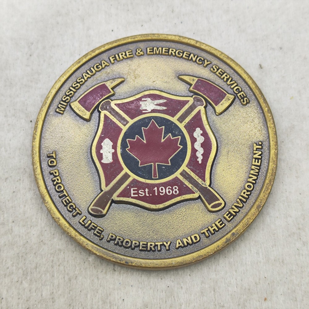 Mississauga Fire & Emergency Services Canada Challenge Coin