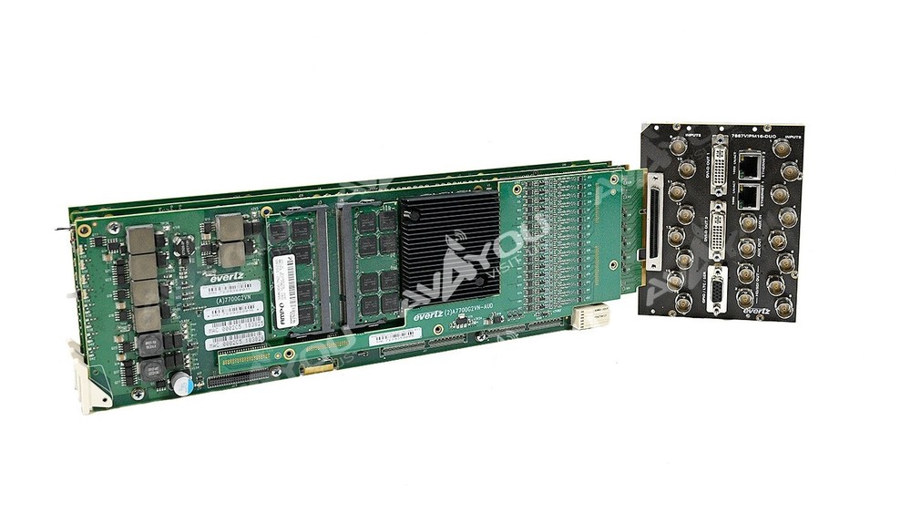 Evertz 7867VIPM16-DUO-3G 3G/HD/SDI Multi Display Processor Multiviewer +3RU