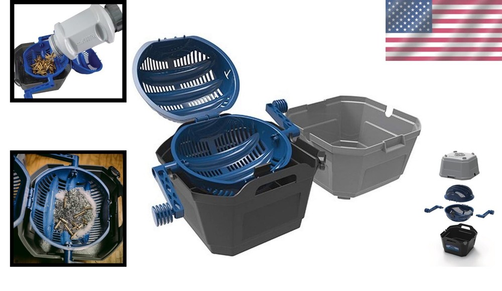 Versatile Wet/Dry Sifter and Strainer for Efficient Reloading Brass Cleaning