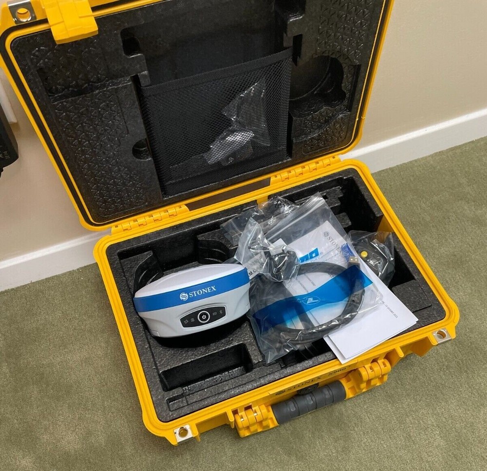 Stonex 990+ GNSS UHF/IMU Bundle, Rover, S80 Data Collector, Cube-a Software