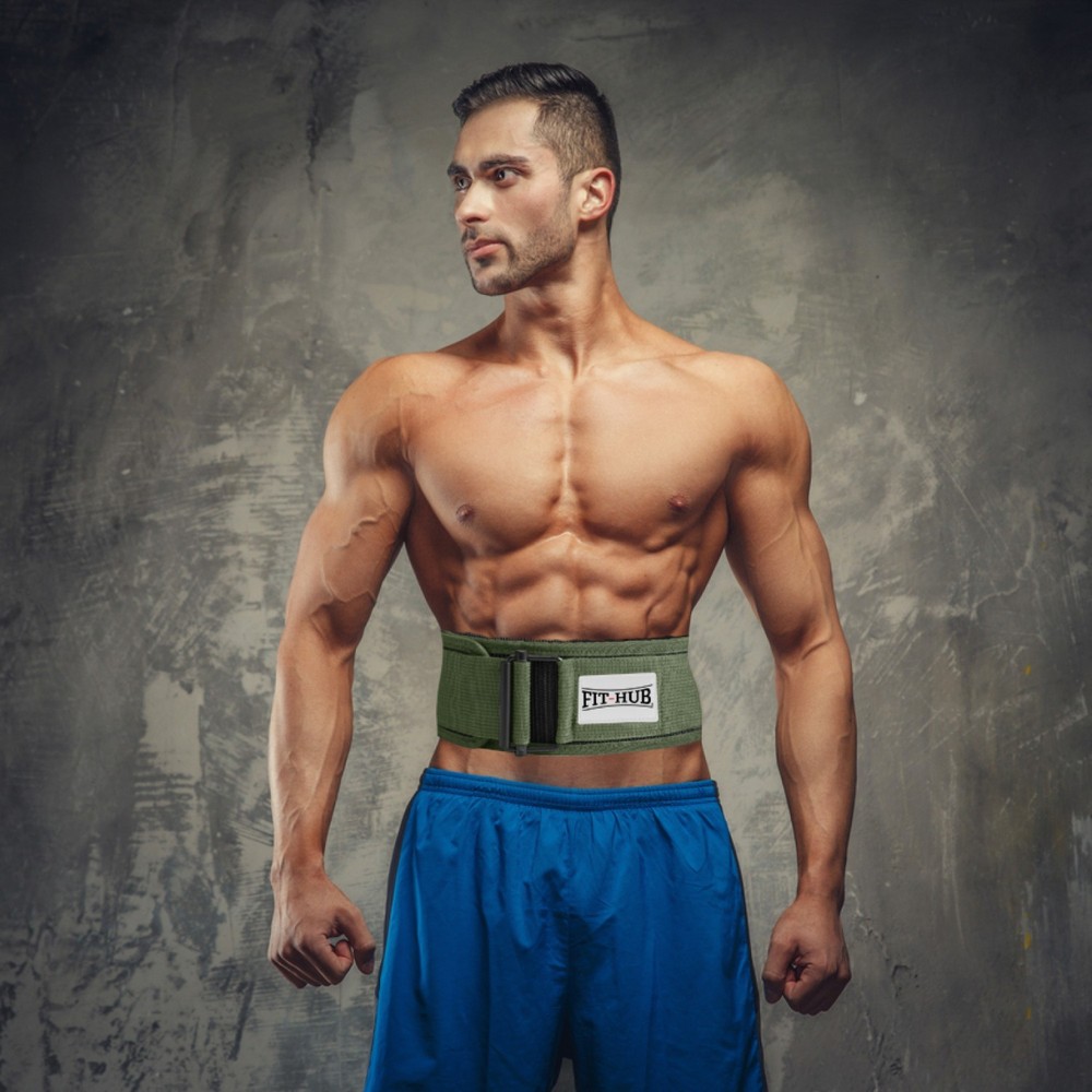 Weight Lifting Belt Gym Self locking Belt Workout Powerlifting Training Support