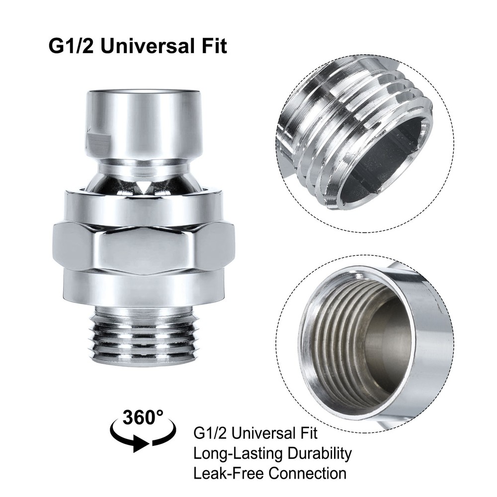 Shower ball joint, shower flow control valve G1/2