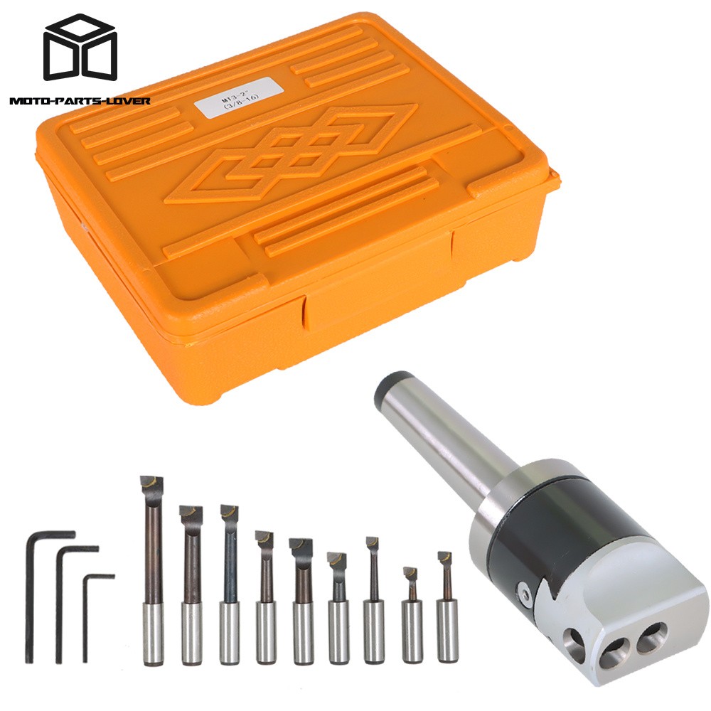 2 Inch Head & MT3 & 1/2 Inch Boring Head Boring Tool Set
