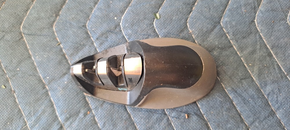 KitchenIQ Edge Grip-Stage Knife Sharpener - Black