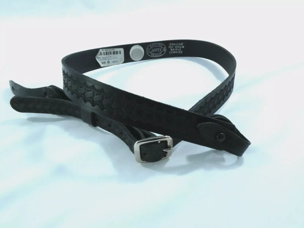 JAY PEE 1435BW Shoulder Strap Black NICKLE  42-46" BASKET WEAVE STRAP