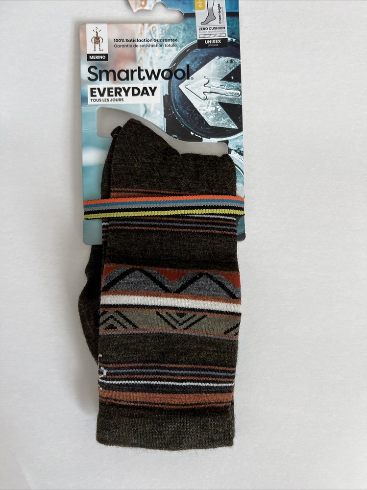 Smartwool Men’s Everyday Light Cushion Crew Socks L NWT