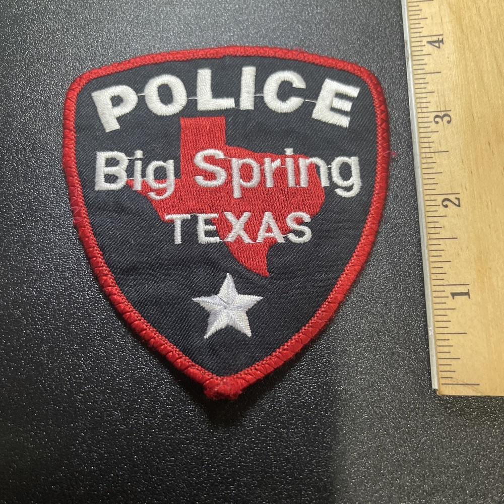 Big Spring Texas Police Dept Collector Patch