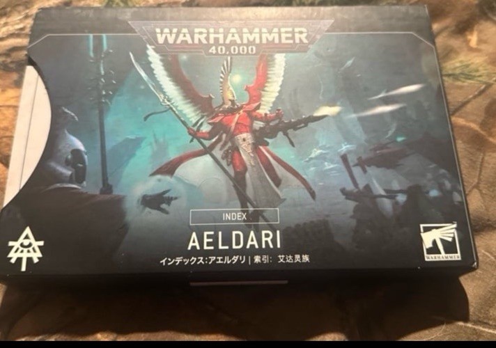 Aeldari Eldar Index Cards 10th Edition Warhammer 40K