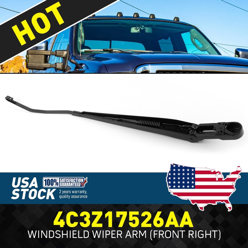 For Ford Excursion Right Passenger Side Windshield Wiper Arm 4C3Z17526-AA NEW