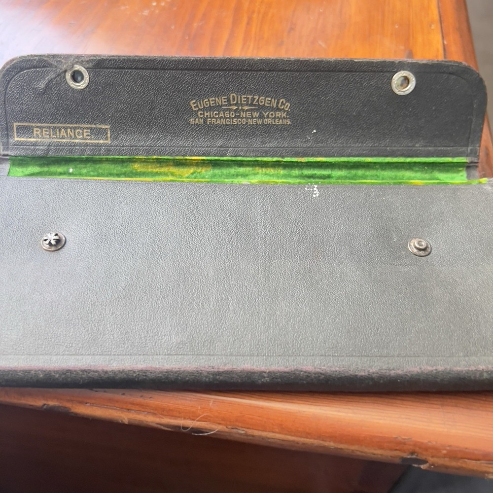 Antique Eugene Dietzgen CO Drafting Set And Case