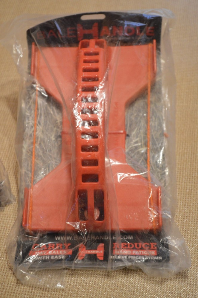 SQUARE HAY BALE HANDLE RED ITEM #649