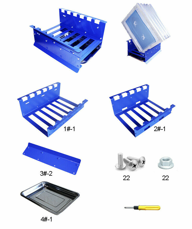 Adjustable Washing Plate Draining off Water Platform Printing Frame Drying Rack