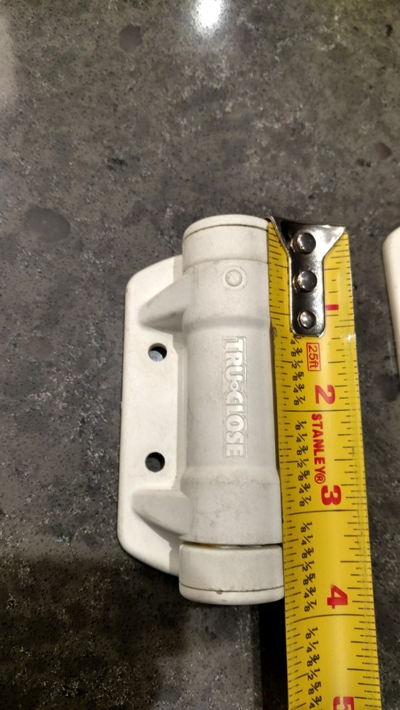 D&D TRUCLOSE REGULAR SELF-CLOSING SPRING GATE HINGES, 2 PACK