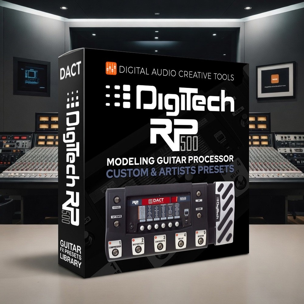 Digitech RP500 Amplifier Modeling & FX Presets Library