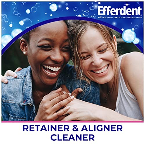 Efferdent Denture Cleaner Tablets - Clean Retainers, Aligners, Mouth Guards