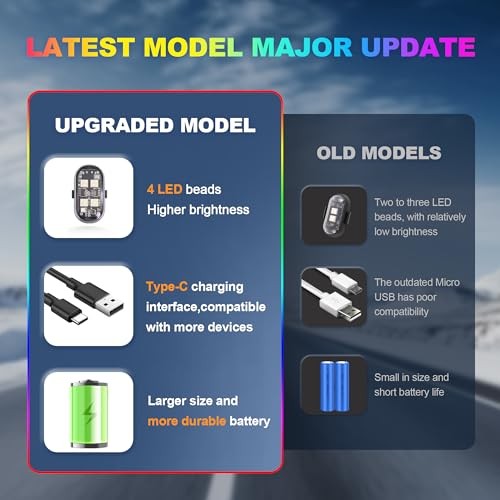 4-LED Cordless LED Strobe Lights with Remote Control High Brightness 4PCS