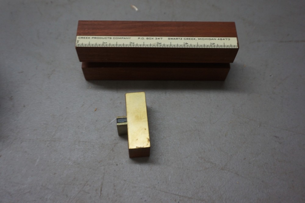 VTG Kwik-Check 6" BLACK CHERRY Table Saw Depth Gauge, NOS!!