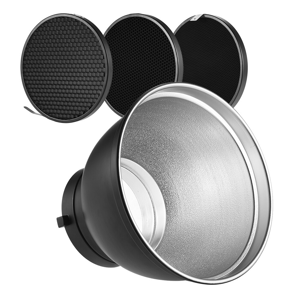 7"in Flash Strobe Speedlite Light Reflector Diffuser Honeycomb  Bowens M6Y0
