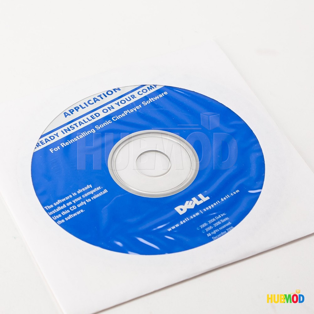 Dell Sonic CinePlayer Windows DVD Media Player Applications Software Install CD