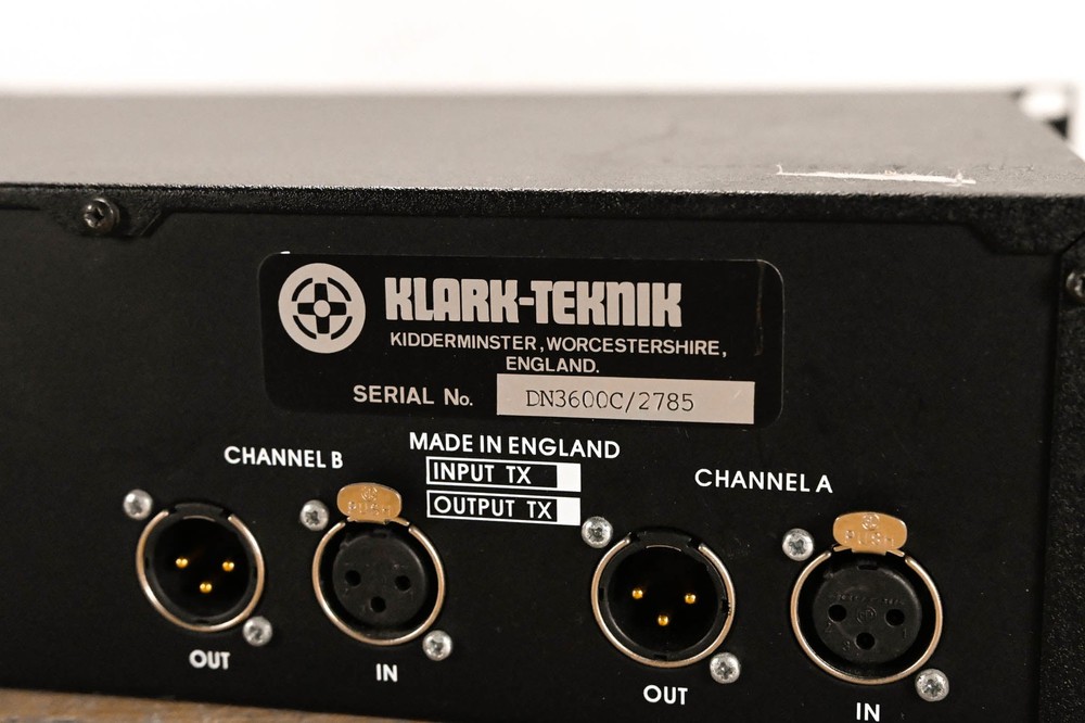 Klark Teknik DN3600 Programmable Graphic Equalizer CG01XTP