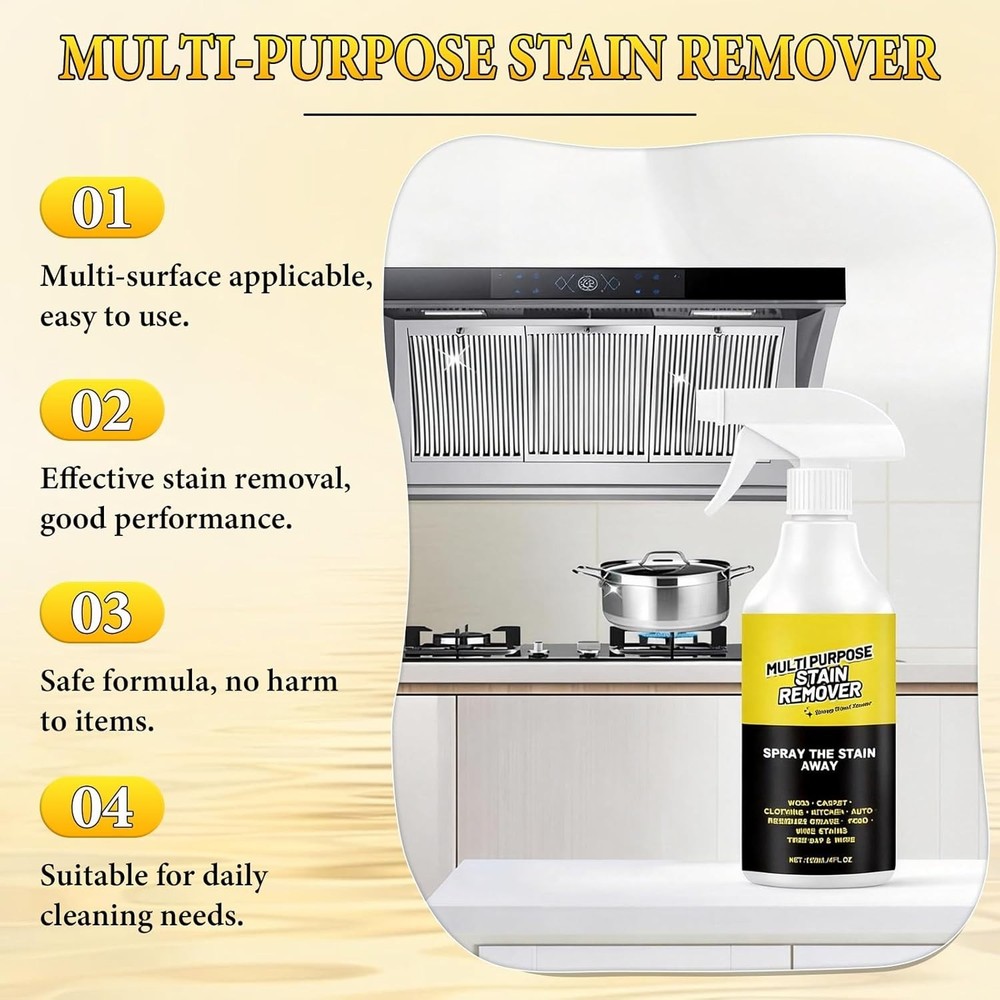 2Pcs Alien Multi-Purpose Stain Remover, All Purpose Cleaner Spray, Powerful Clea