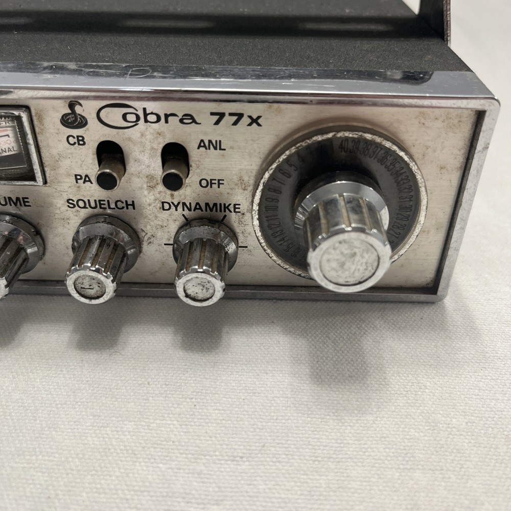 Cobra 77x CB Radio With Microphone Untested