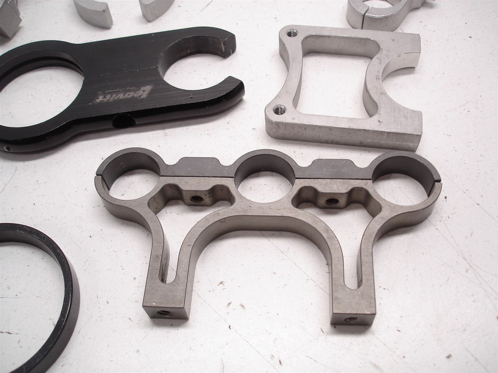 BULK 138pcs BILLET ASSORTED FIREBOTTLE / HARD LINE MOUNTING BRACKETS CLAMPS