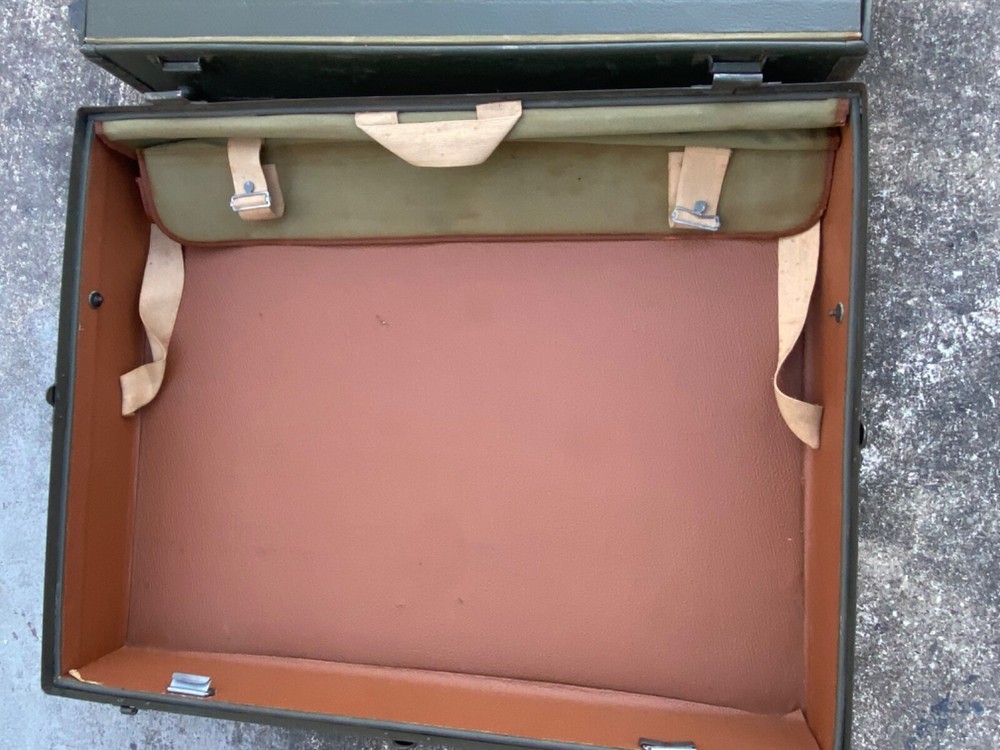 WW2 Avaiators Military Suitcase Markings Named