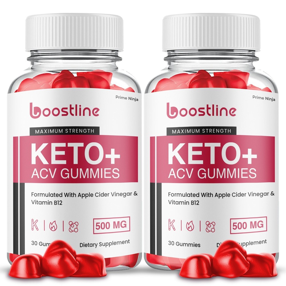 Boostline Keto ACV Gummies, Boost Line ACV Max Strength Gummies (2 Pack)