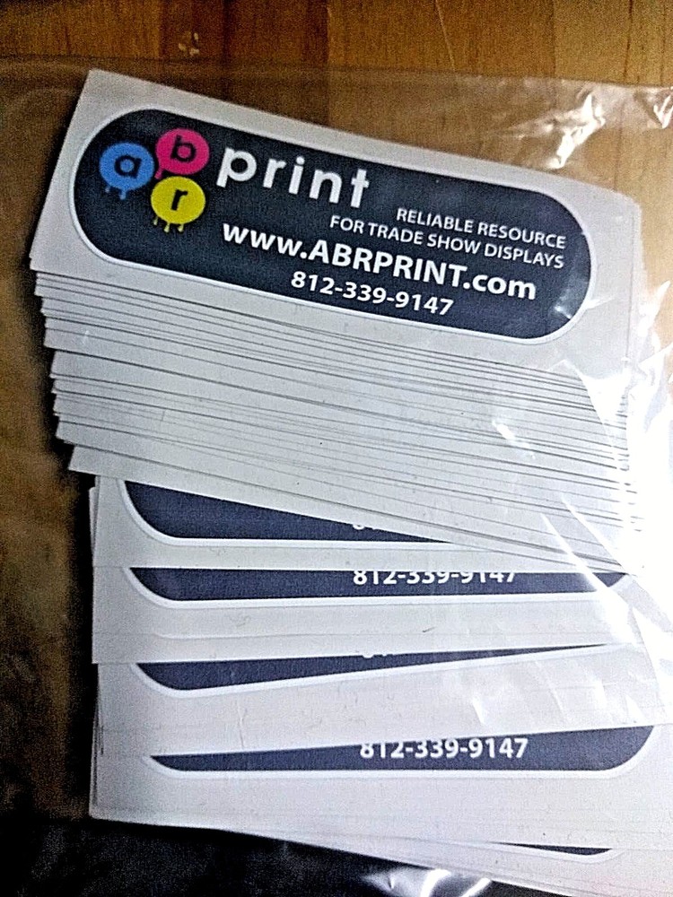 Custom Stickers - 100 Count Run - Printing Services Offered