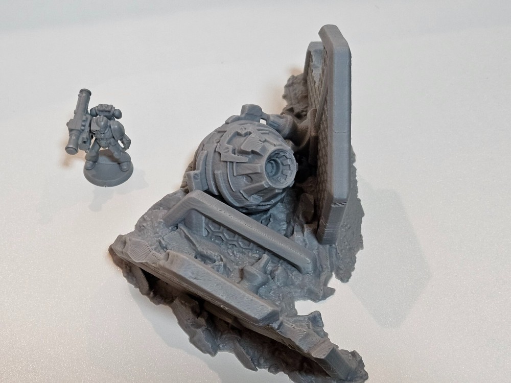 Crashed spaceship crashed fighter craft rocky terrain crashed spaceship 008