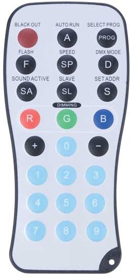 American DJ ADJ LED RC Wireless Remote Control With Master & Slave Configuration