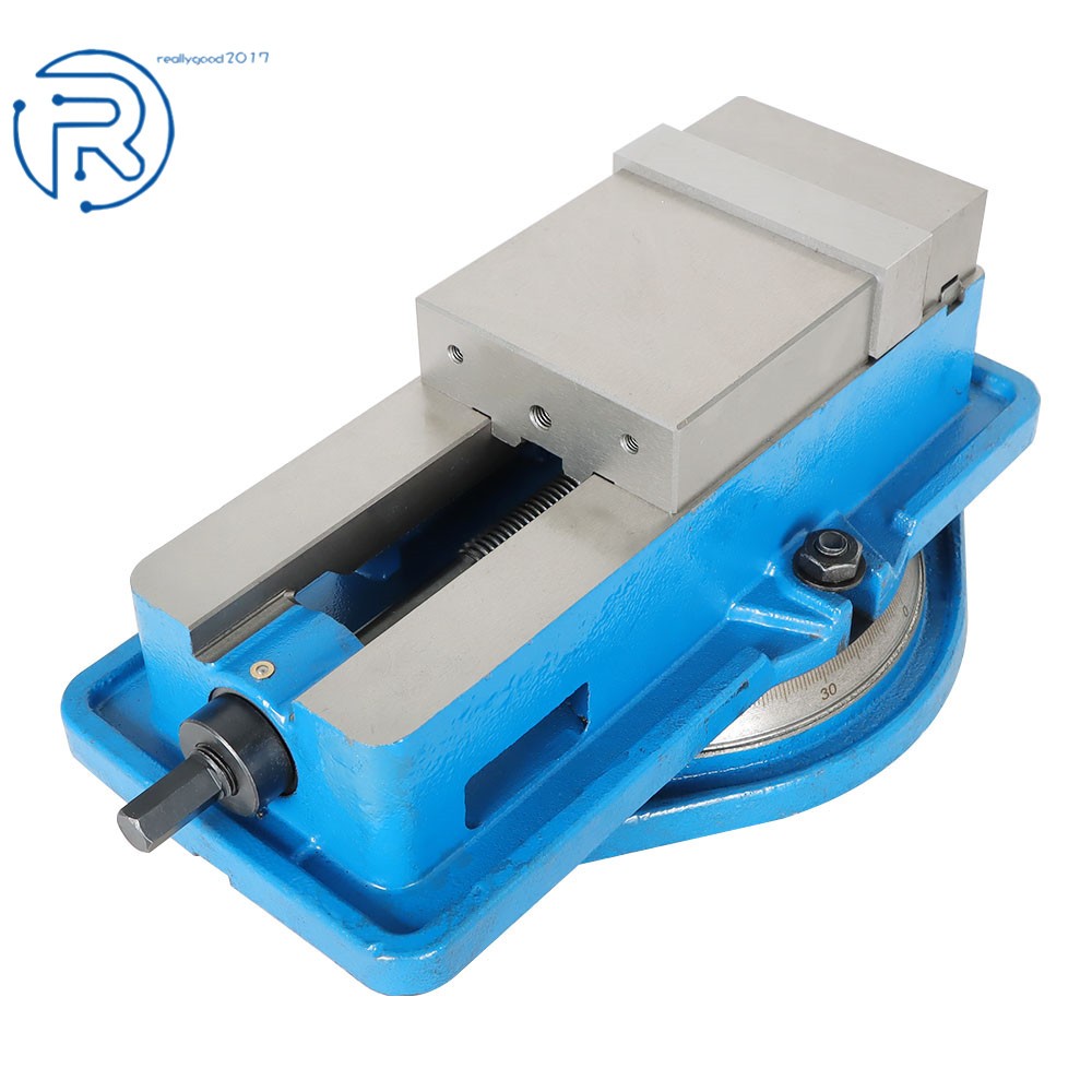 4" Lockdown Vise Precision Milling Machine Bench Clamp Vice With Base New