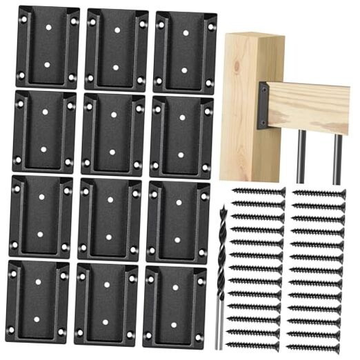 pcs ADC-Aluminum Deck Railing Bracket, Deck Railing Connectors for 2"x4" 12