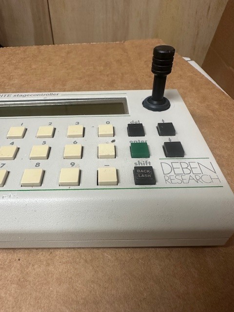 DEBEN Research Sprite SEM/TEM Stage Controller Joystick Keypad Interface RS-232