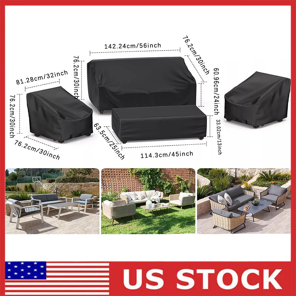 Patio Furniture Cover Waterproof Outdoor Sectional Sofa Set Covers Heavy Duty
