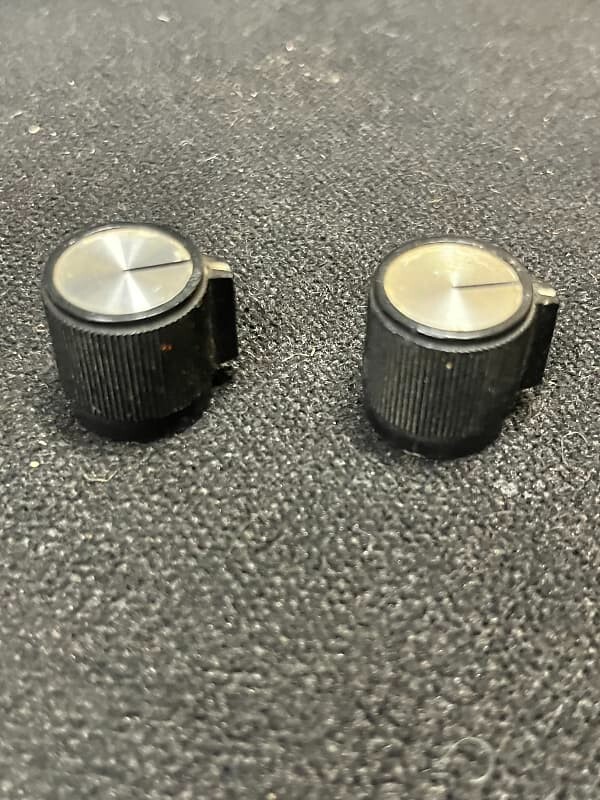 Moog D Shaft Push On Knob Pair 1980s