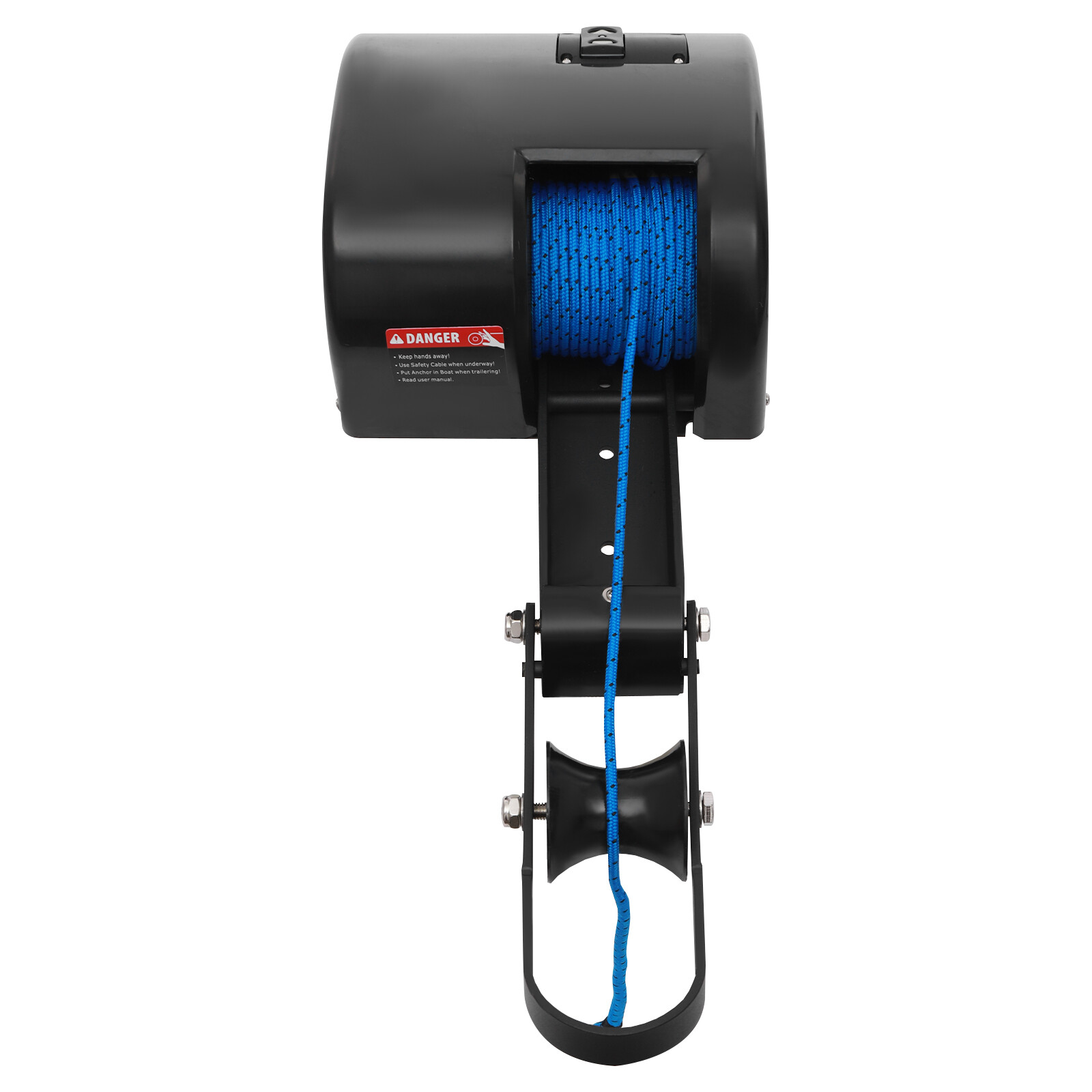 35LBS electric anchor winch Boat Marine Winch with remote control&Anchor Roller