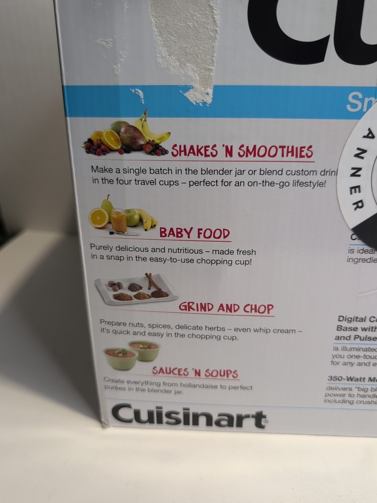 Cuisinart SmartPower 15-Piece Compact Blending + Chopping Food Processor System