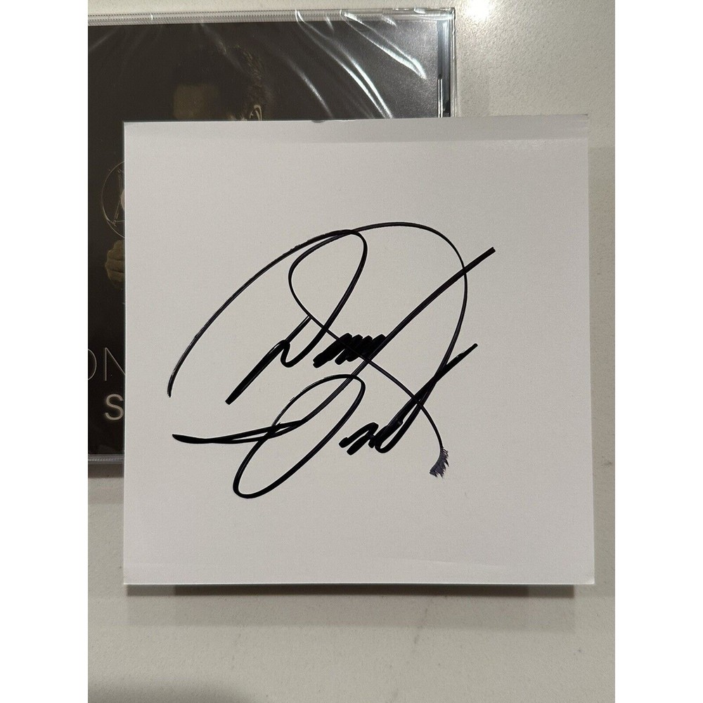 DONNY OSMOND SIGNED START AGAIN CD +SIGNED INSERT CARD AUTOGRAPHED