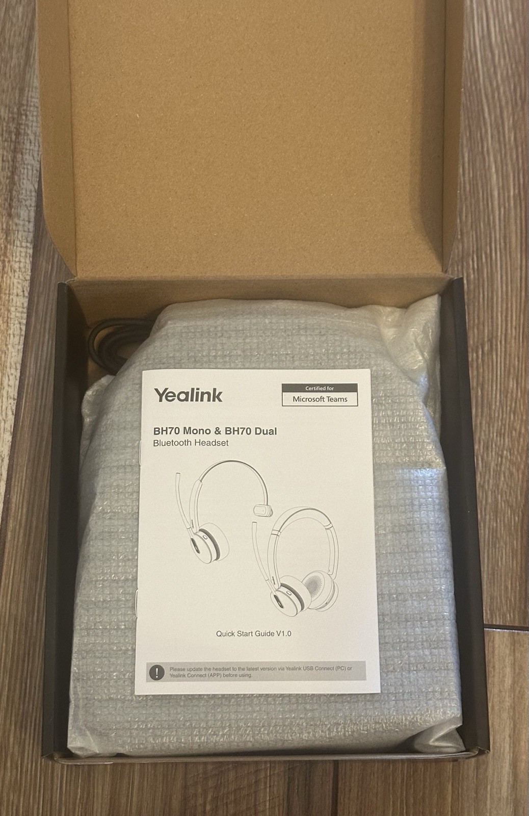 NEW Yealink BH70 Dual UC Bluetooth Headset without dongle