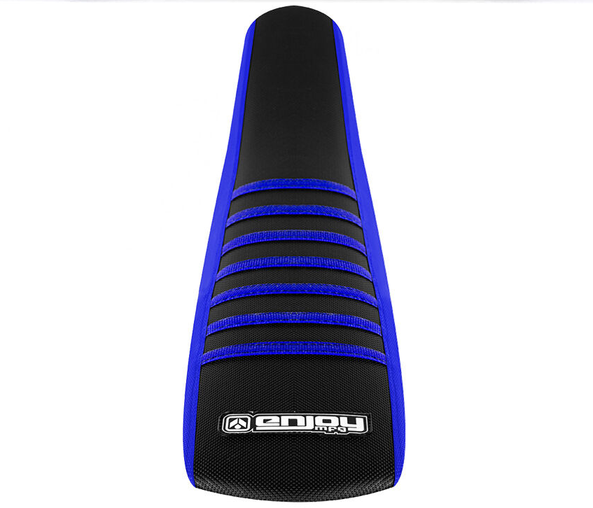 1996-2001 YAMAHA YZ 125 YZ250 Seat Cover BLUE SIDES / BLACK TOP / BLUE RIBS #75