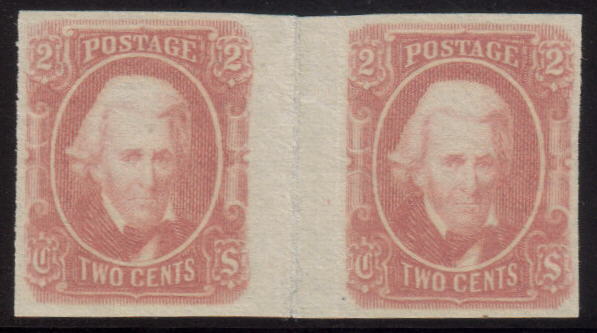 MALACK Confed #8 VF/XF OG NH, full gutter pair and N..MORE.. n8025