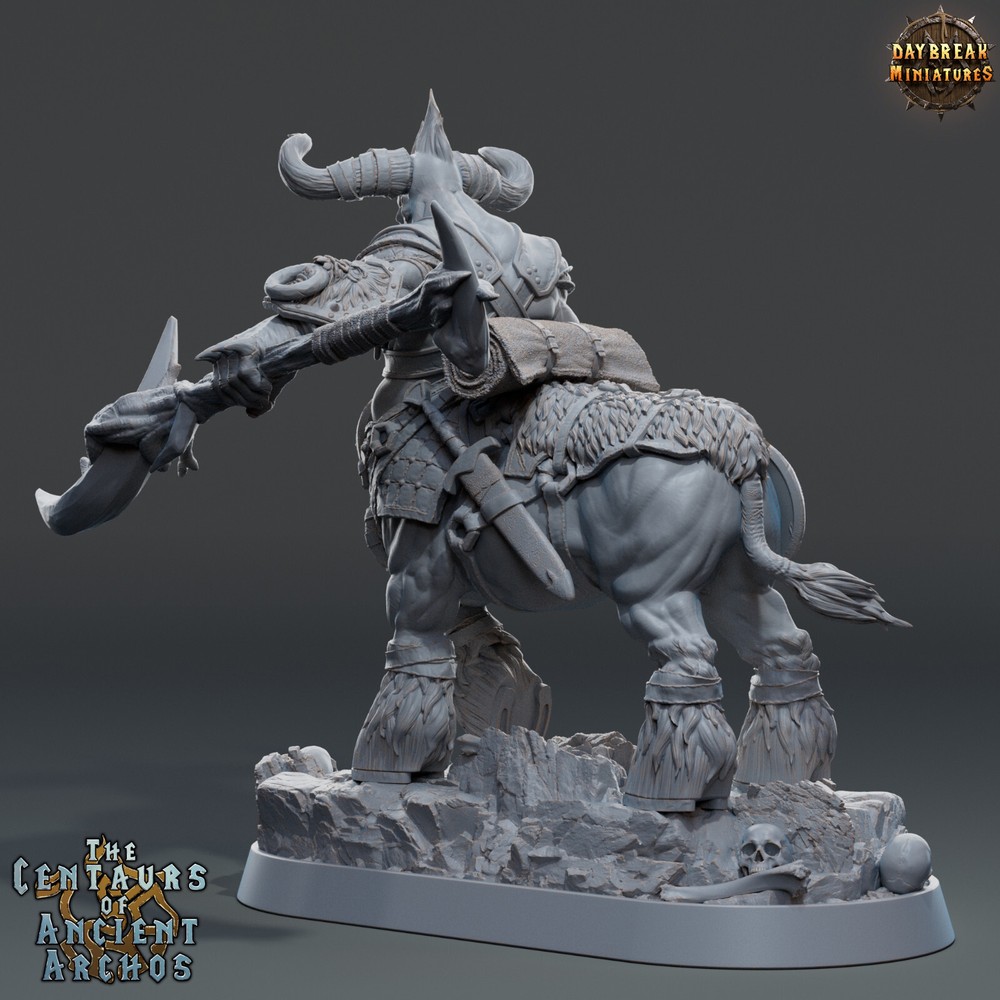 Centaur Warlock Destrius | DayBreak Miniatures | Compatible with D&D/AOS