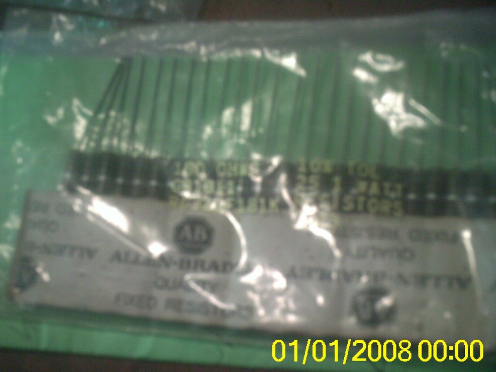 LOT 25 ALLEN BRADLE 180 OHMS 1 WATT RESISTOR CARBON COMPOSITE COMPOSITION NOS