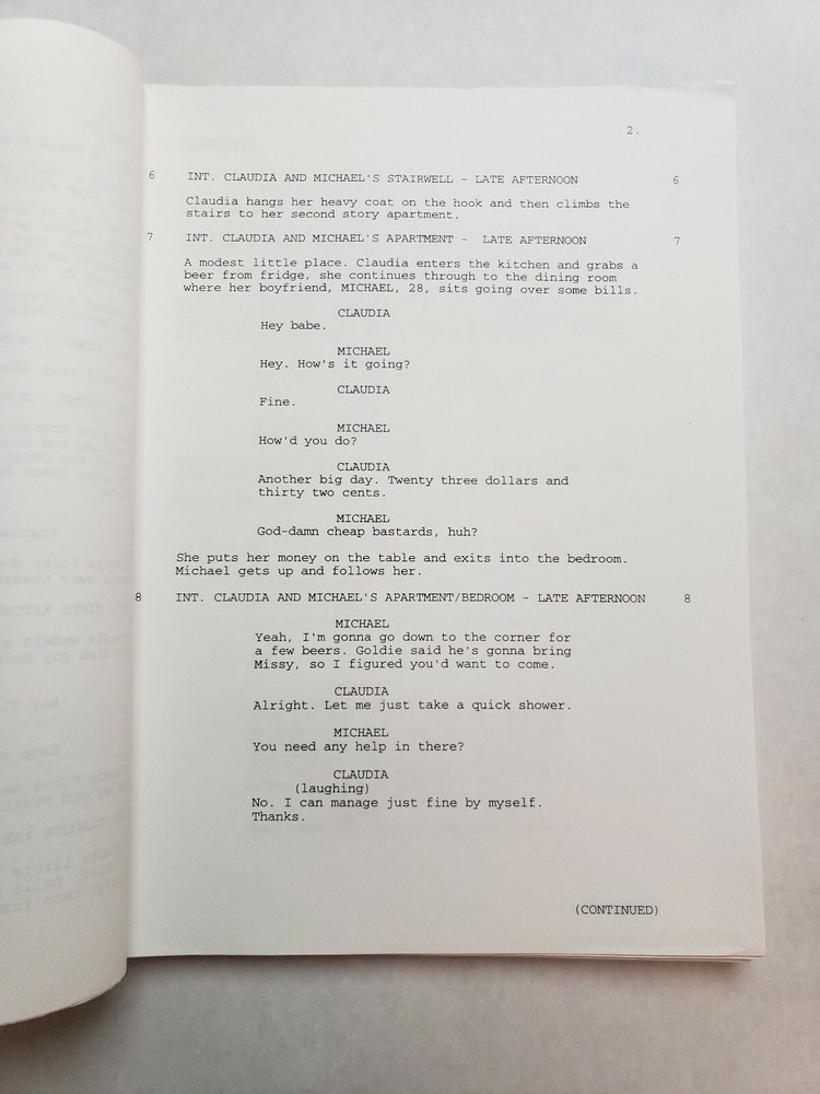 NO LOOKING BACK / Edward Burns 1997 Screenplay, LAUREN HOLLY & JON BON JOVI