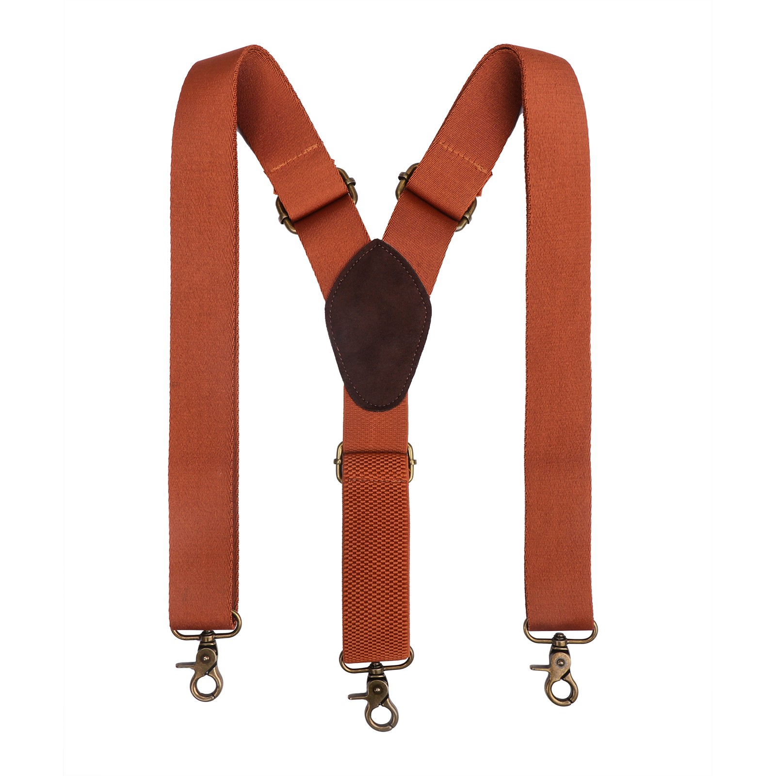Tourbon Men's Suspenders Y Back Adjustable Y-Shaped Hooks Pants Braces Nonslip