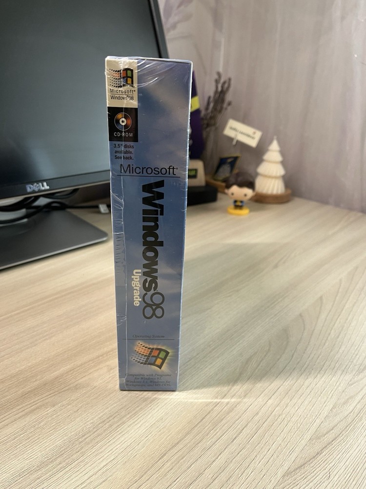 MICROSOFT WINDOWS 98 UPGRADE SEALED RETAIL BOX