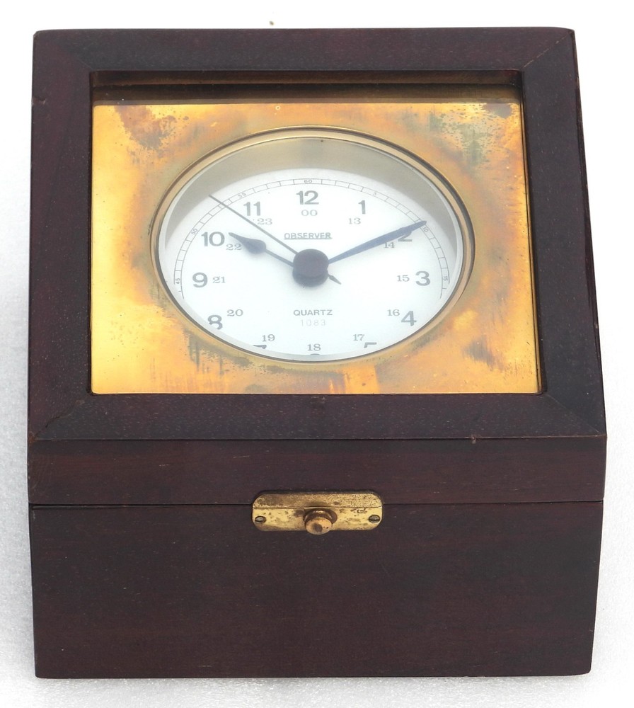 OBSERVER CHRONOMETER WERKE GERMANY MARINE SHIP BOAT NAVIGATION CLOCK QUARTZ
